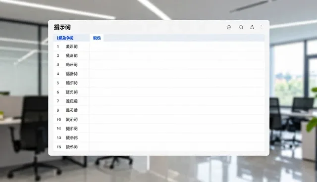 办公协作提示词性能影响因素分析