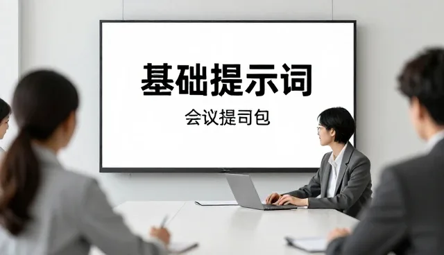 提示词指南分类管理，提升会议纪要提示词性能优化